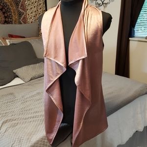Handmade Waterfall Style Satin vest